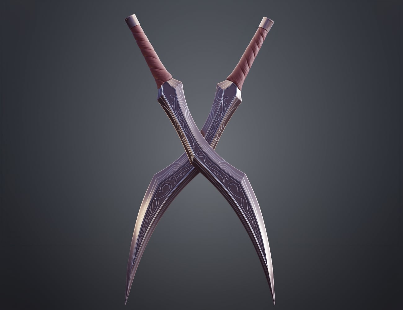 Katarina's Daggers - League of Legends Noxus 3d model
