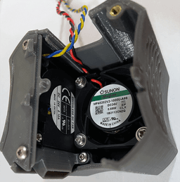 Ender 3V2 Hotend Fan Cover Housing Duct 3d model