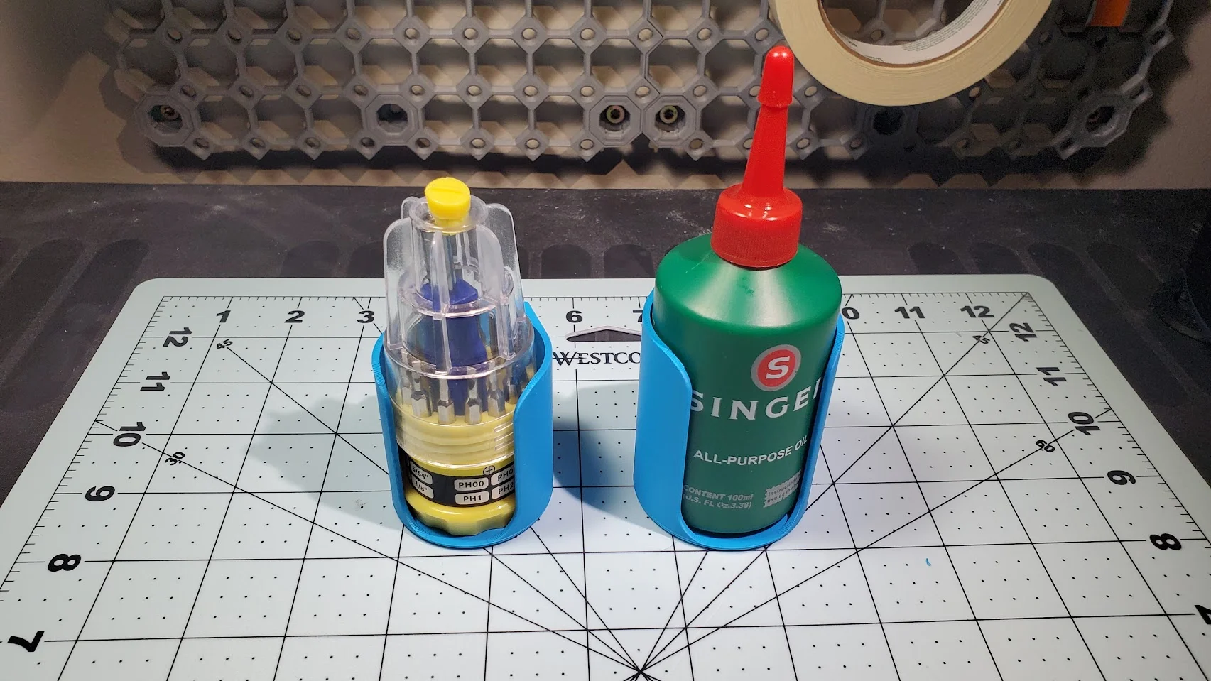 Customizable Multiboard cylinder pocket 3d model