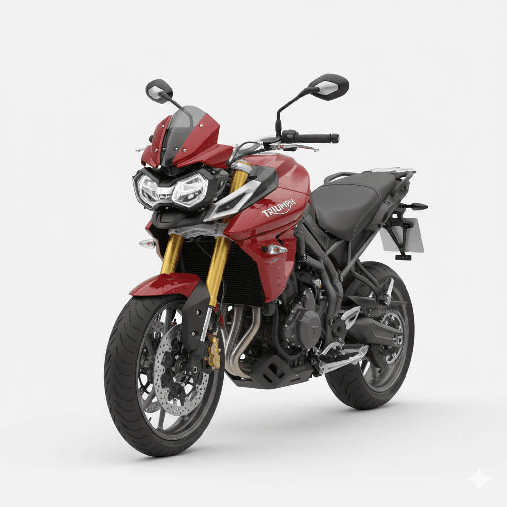 Triumph Tiger 800 Adventure Motorcycle 3d model