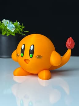 Charmander kirby - Multipart 3d model