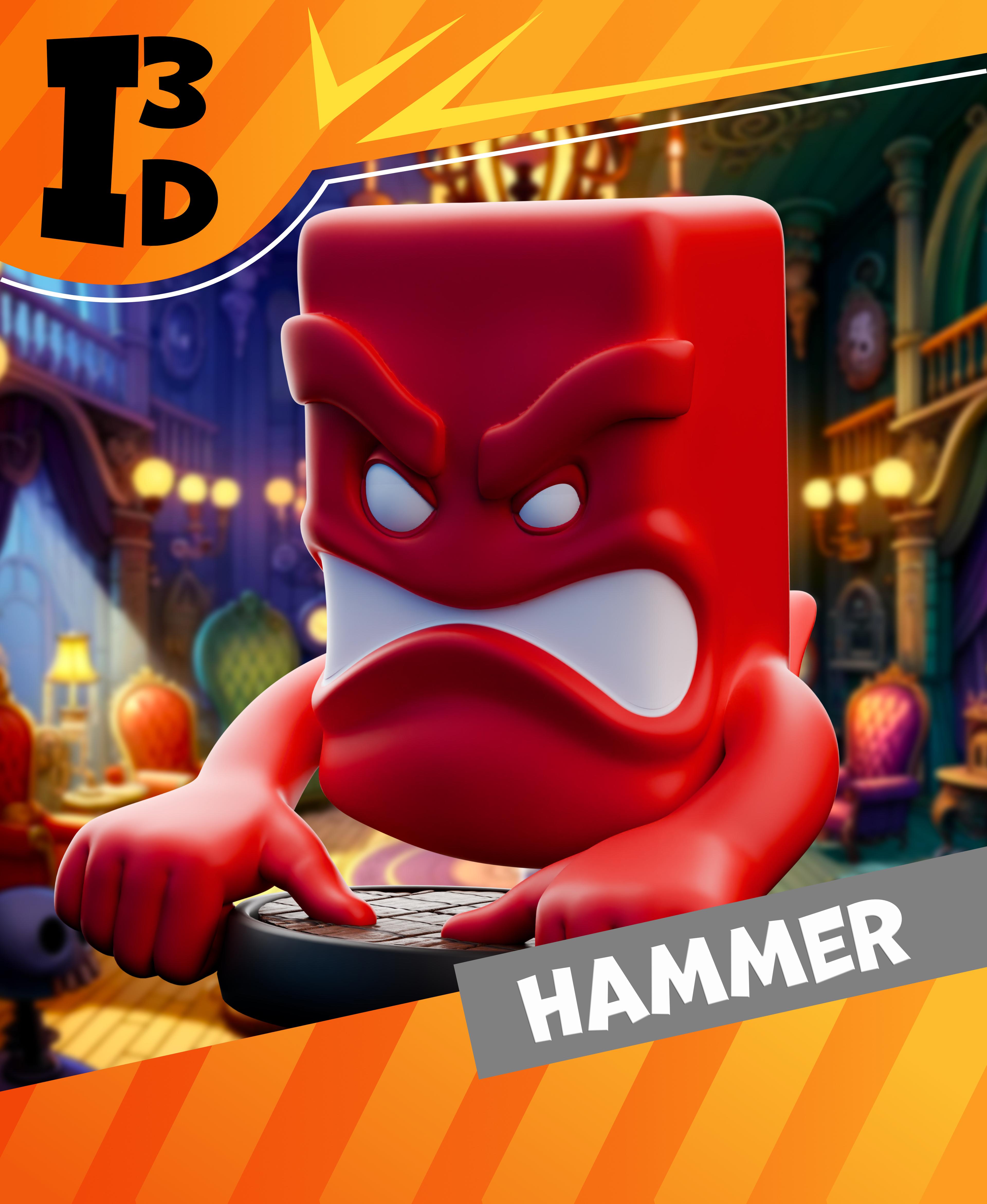 Hammer Amiibo 3d model