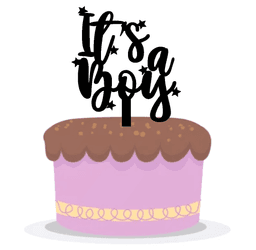 CAKE TOPPER 3d model
