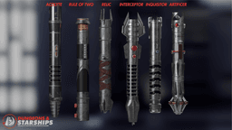 VSS Wave 2 - Modular Sith Lightsabers 3d model