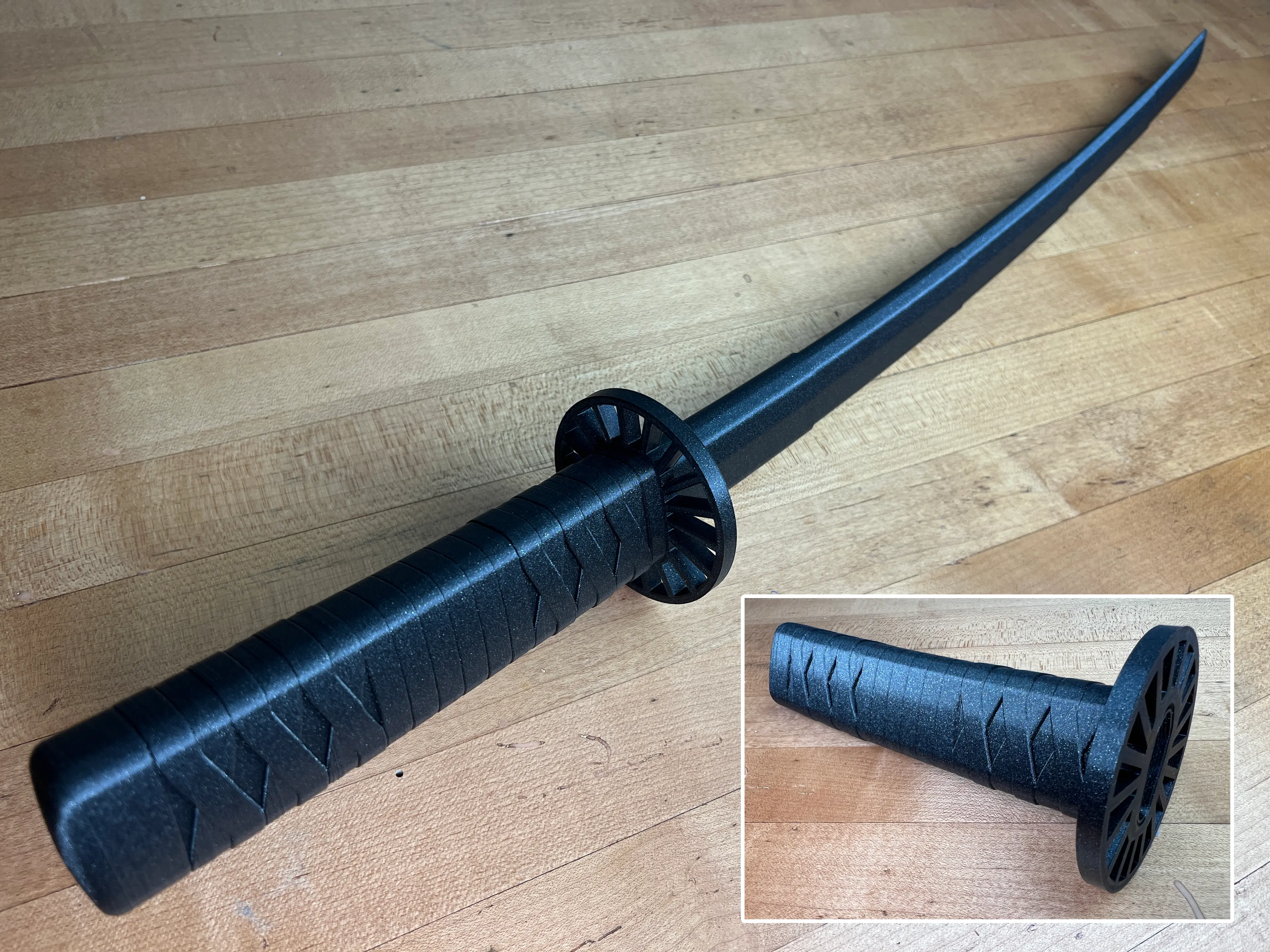 Tanjiro’s 1st Print-in-Place Collapsing Katana 3d model