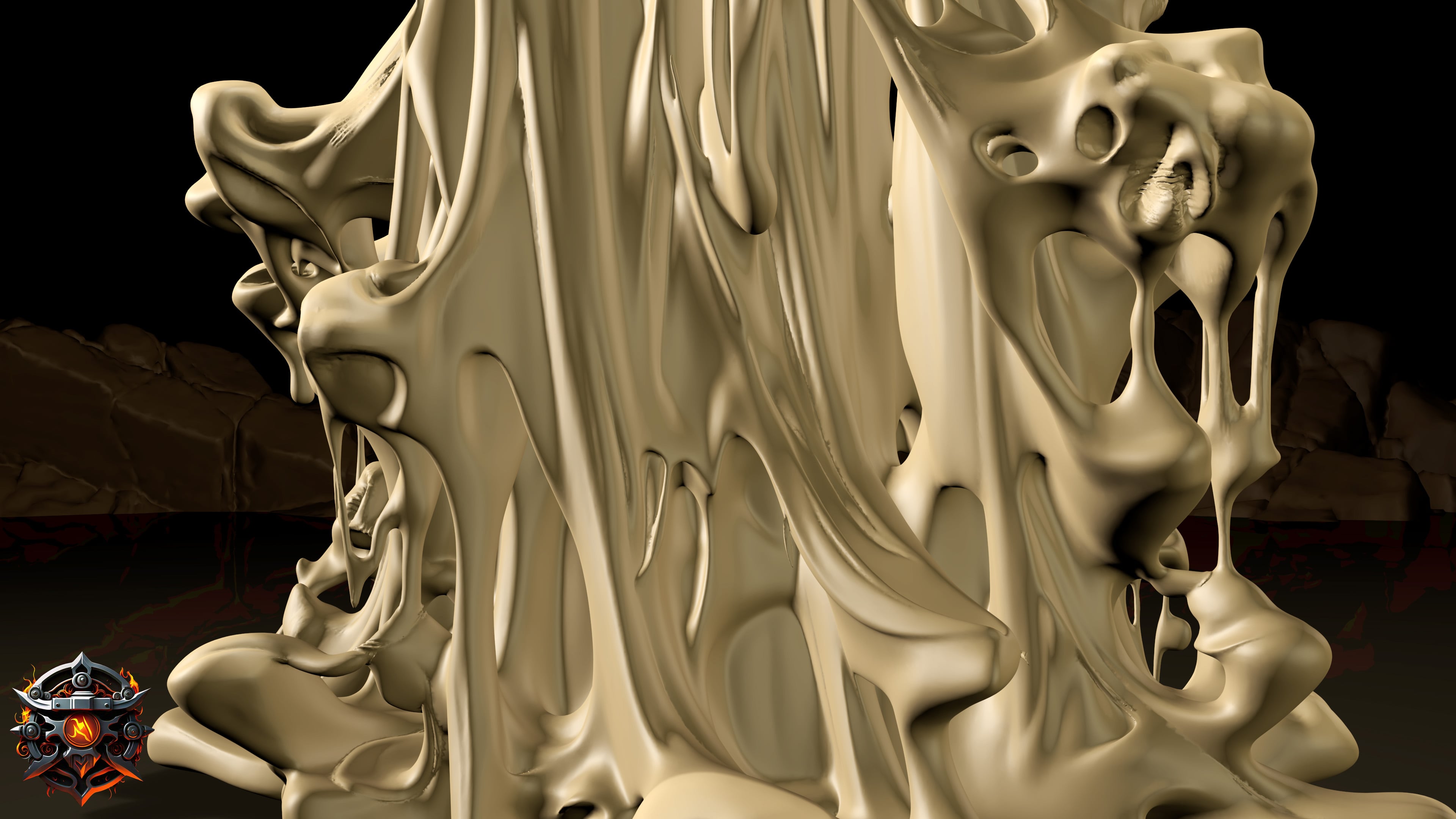 Waxmourne the Meltwalker 3d model