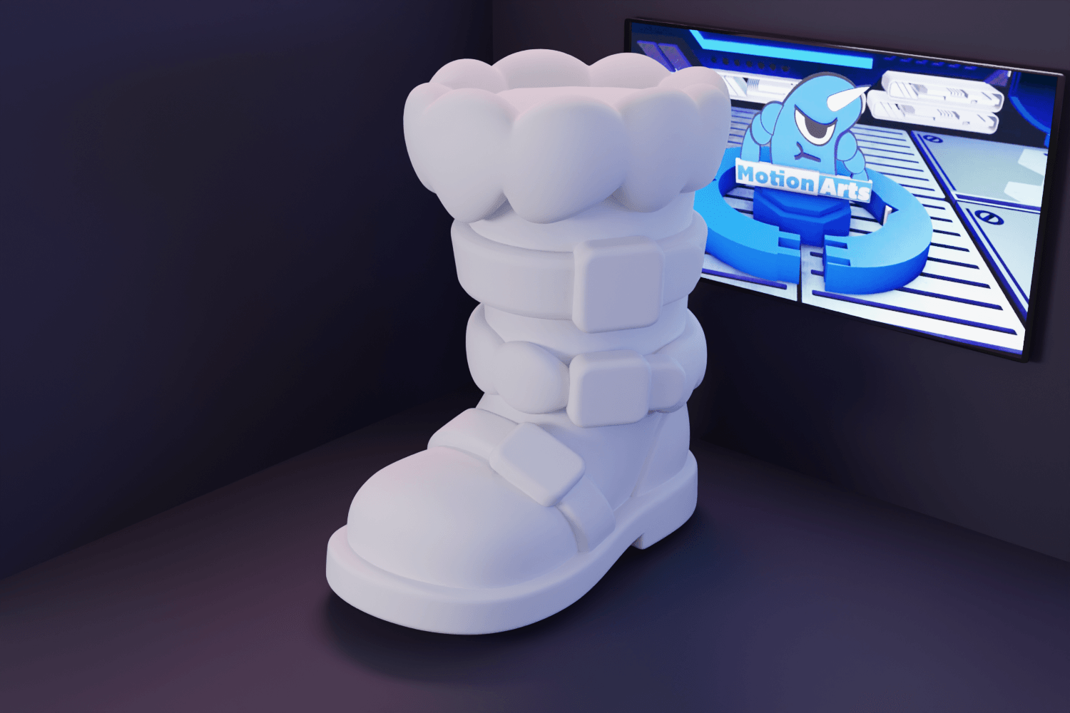 Bota cartoon RPG.stl 3d model