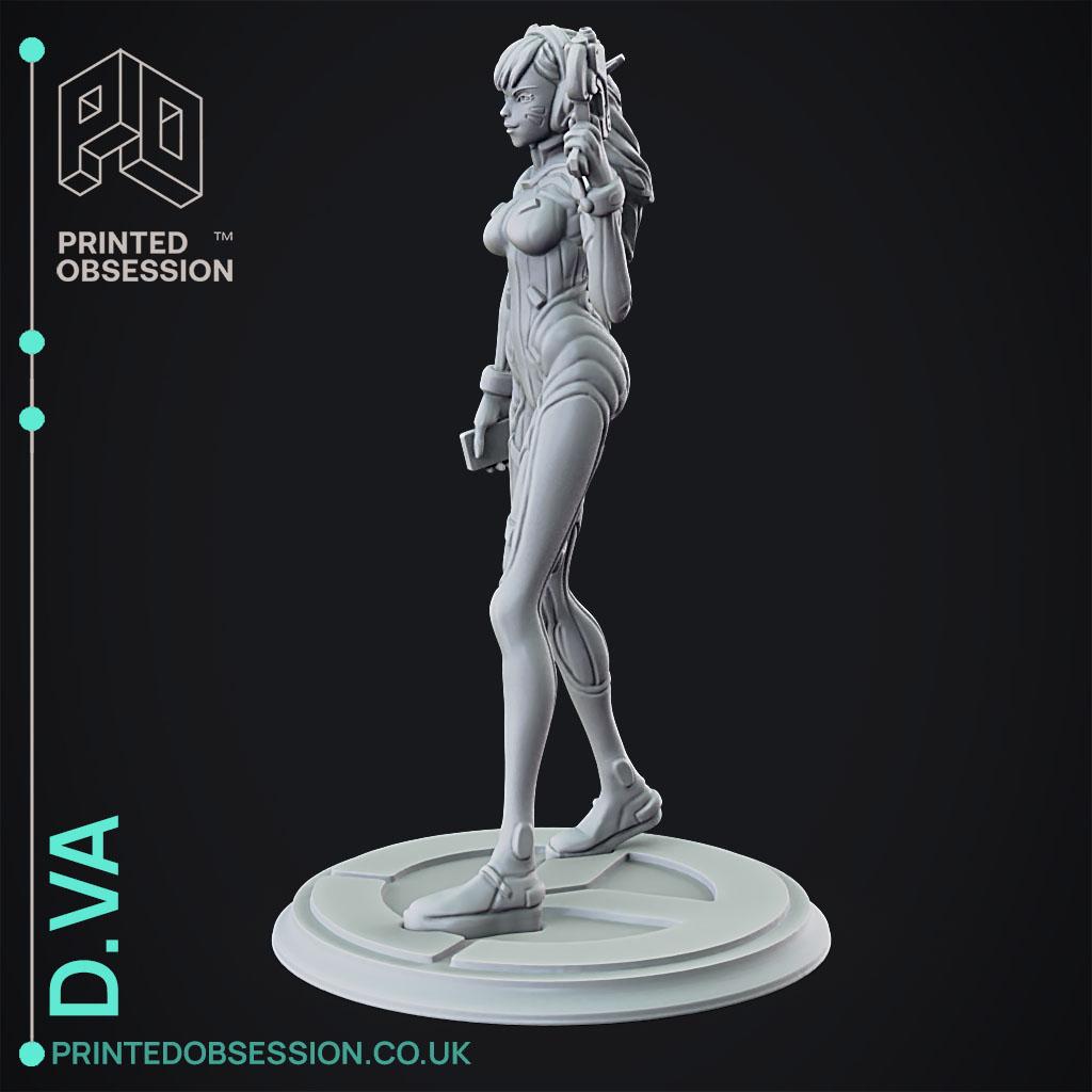 D.va - Overwatch - Fan Art 3d model