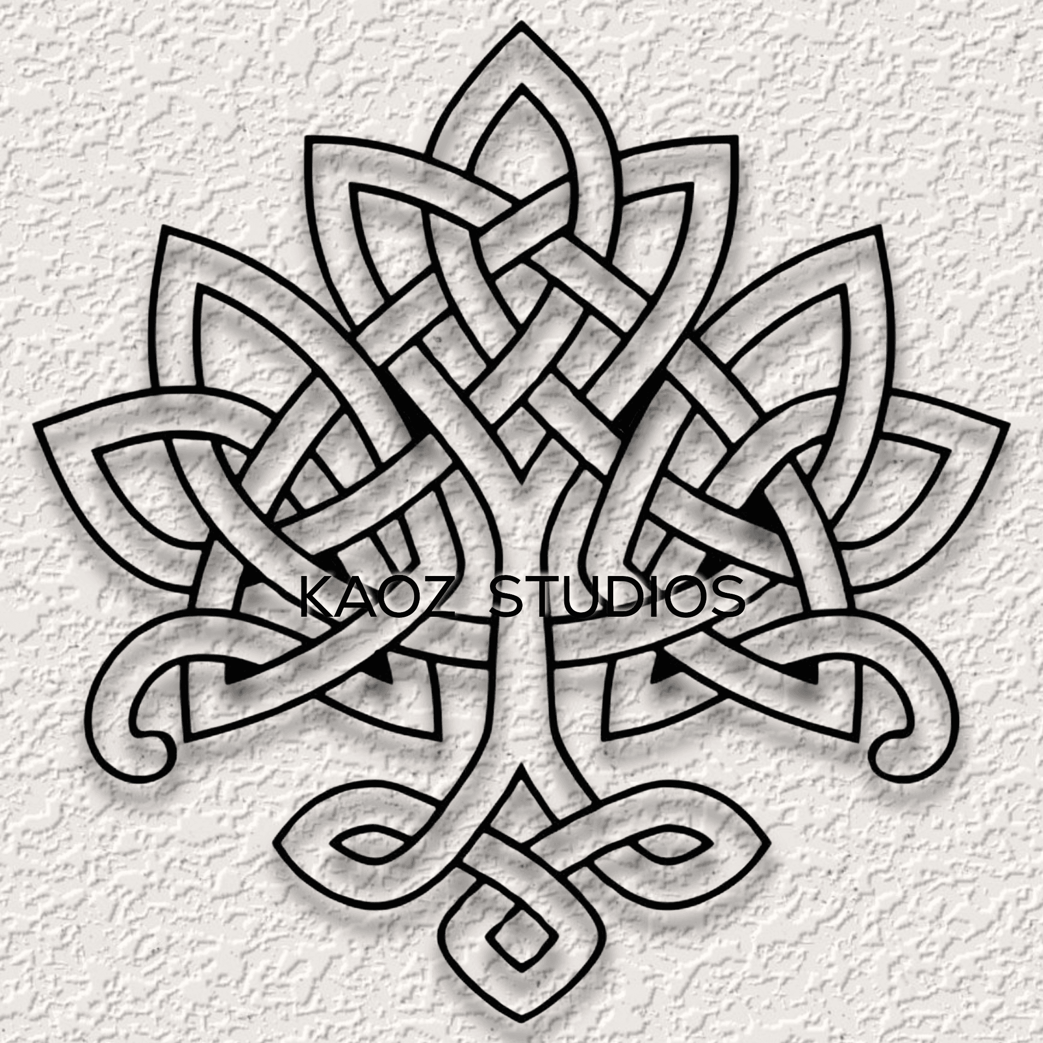 celtic tree wall art celtic knot wall decor tree of life decoration 3d model