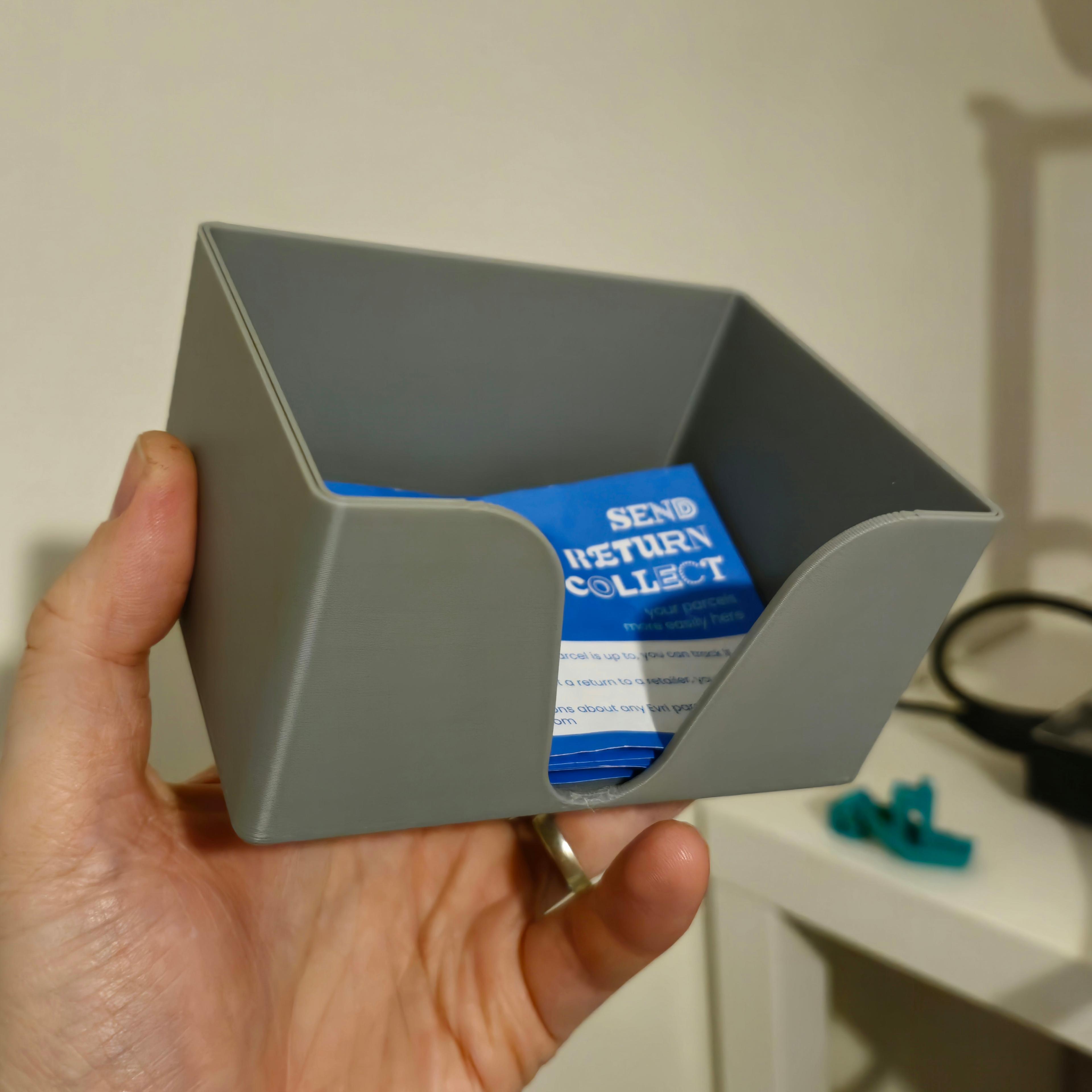 Card Tray - Fits Evri Courier Receipts 3d model
