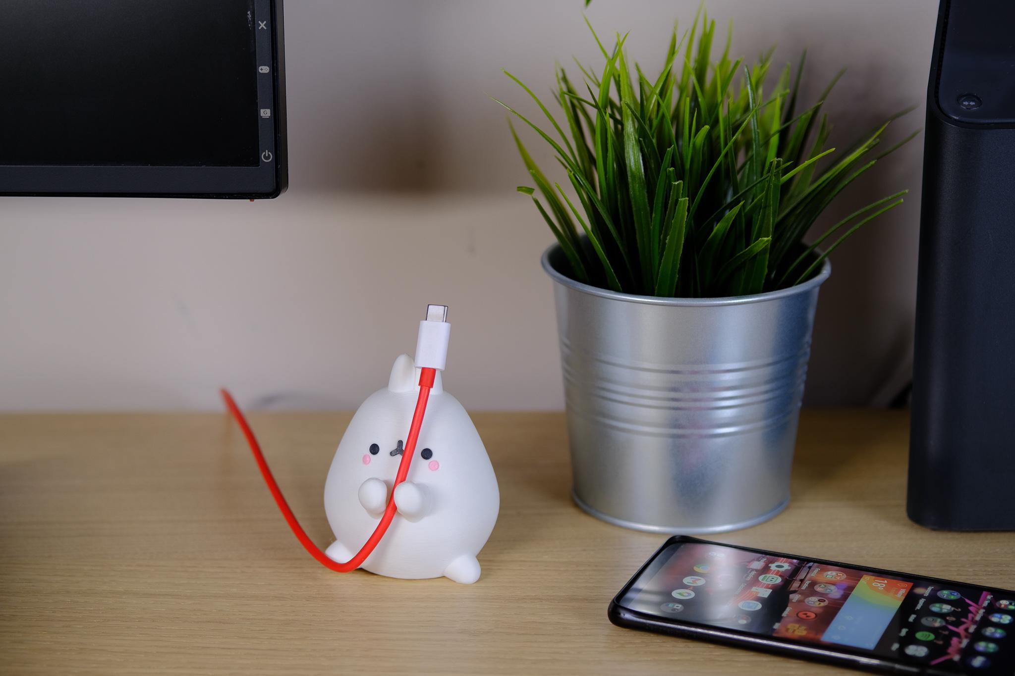 Bunny Cable Holder Multicolor  3d model