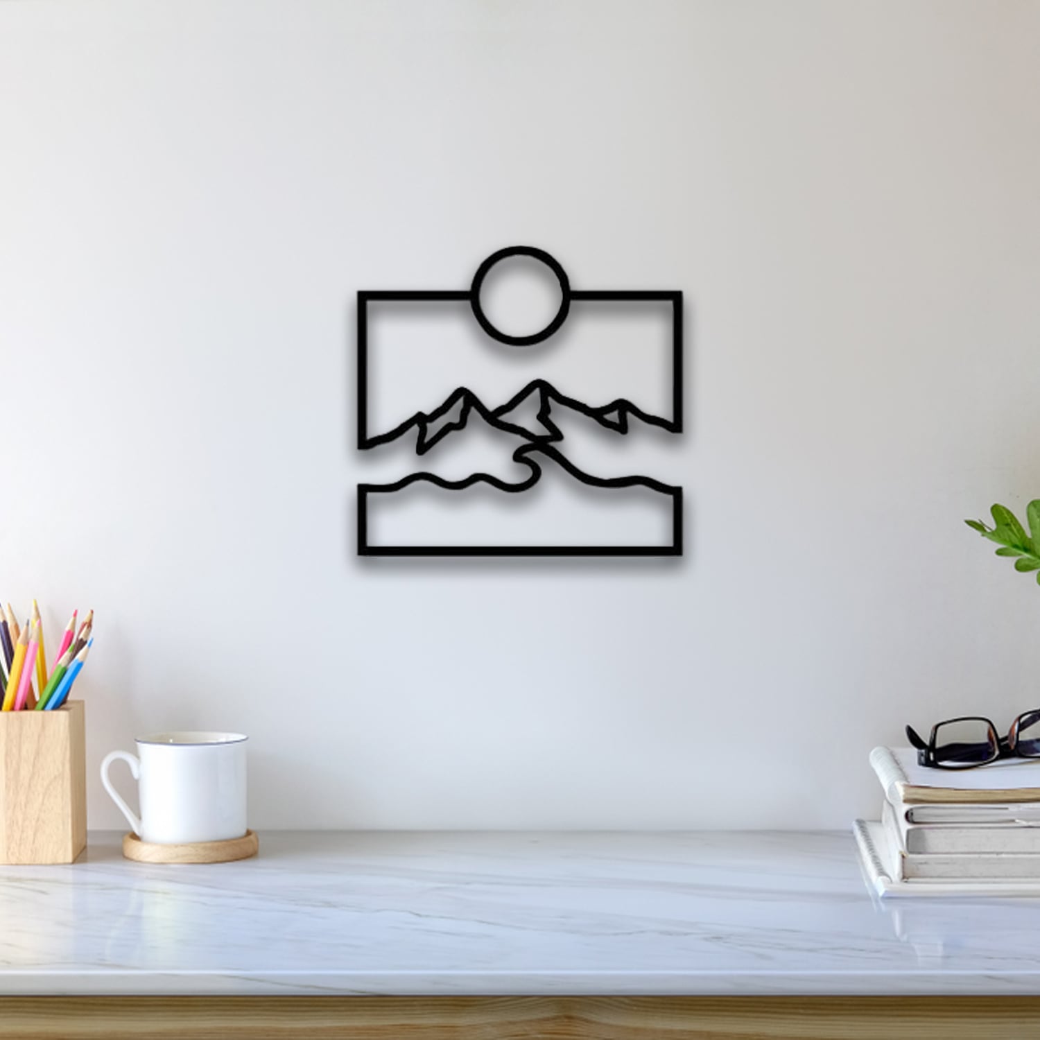 Abstract Sun Wall Art 3d model
