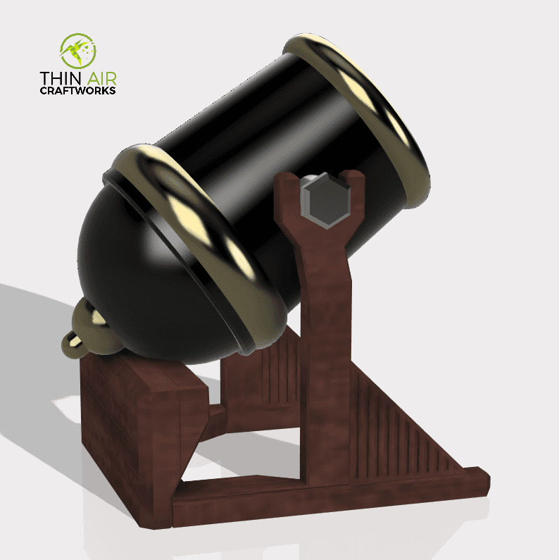 CANnon Cup Holder - Thangs Workspace Design Challenge 3d model
