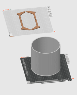 Planter with Legs - The Tyler 3d model