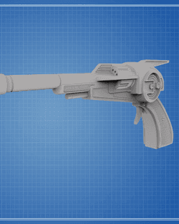 Ketsu Onyo's Blaster - Rebels 3d model