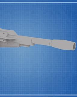 Ketsu Onyo's Blaster - Rebels 3d model