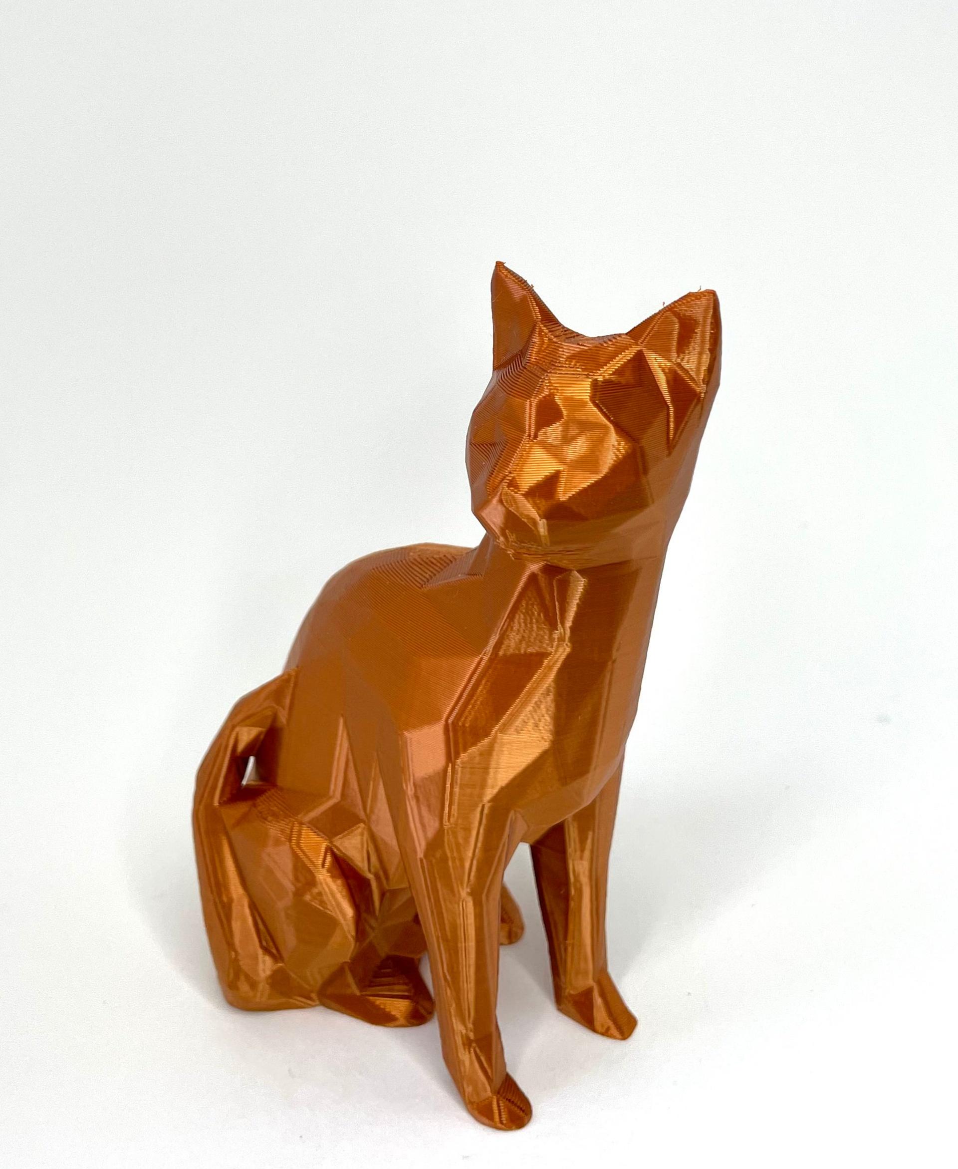Cat Low Poly  Figurine / Planter Bundle 3d model