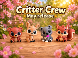 Critter Crew - Little Squirrel 3d model
