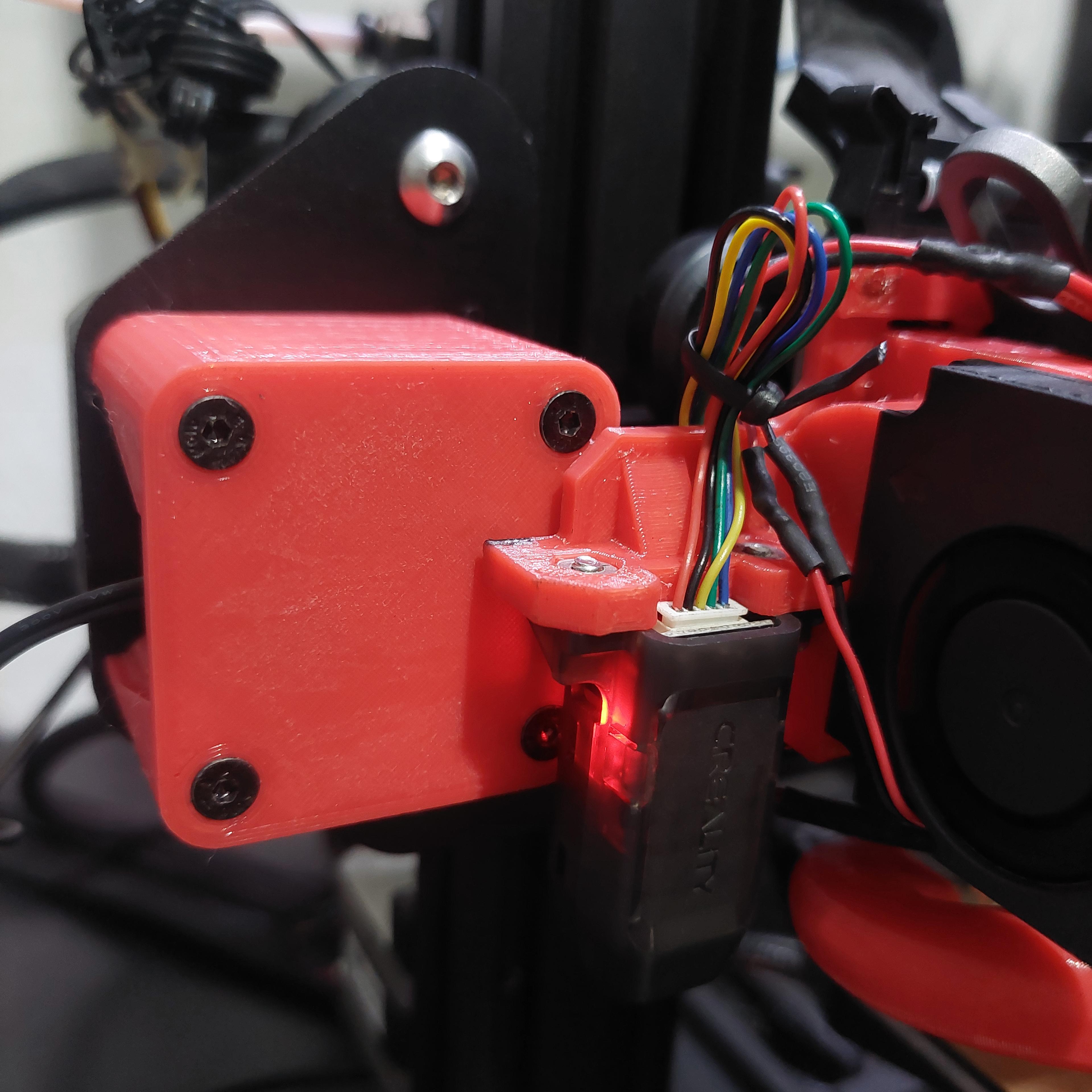 Ender 3 Max X motor mount for use with Sprite Zero Offset mod 3d model
