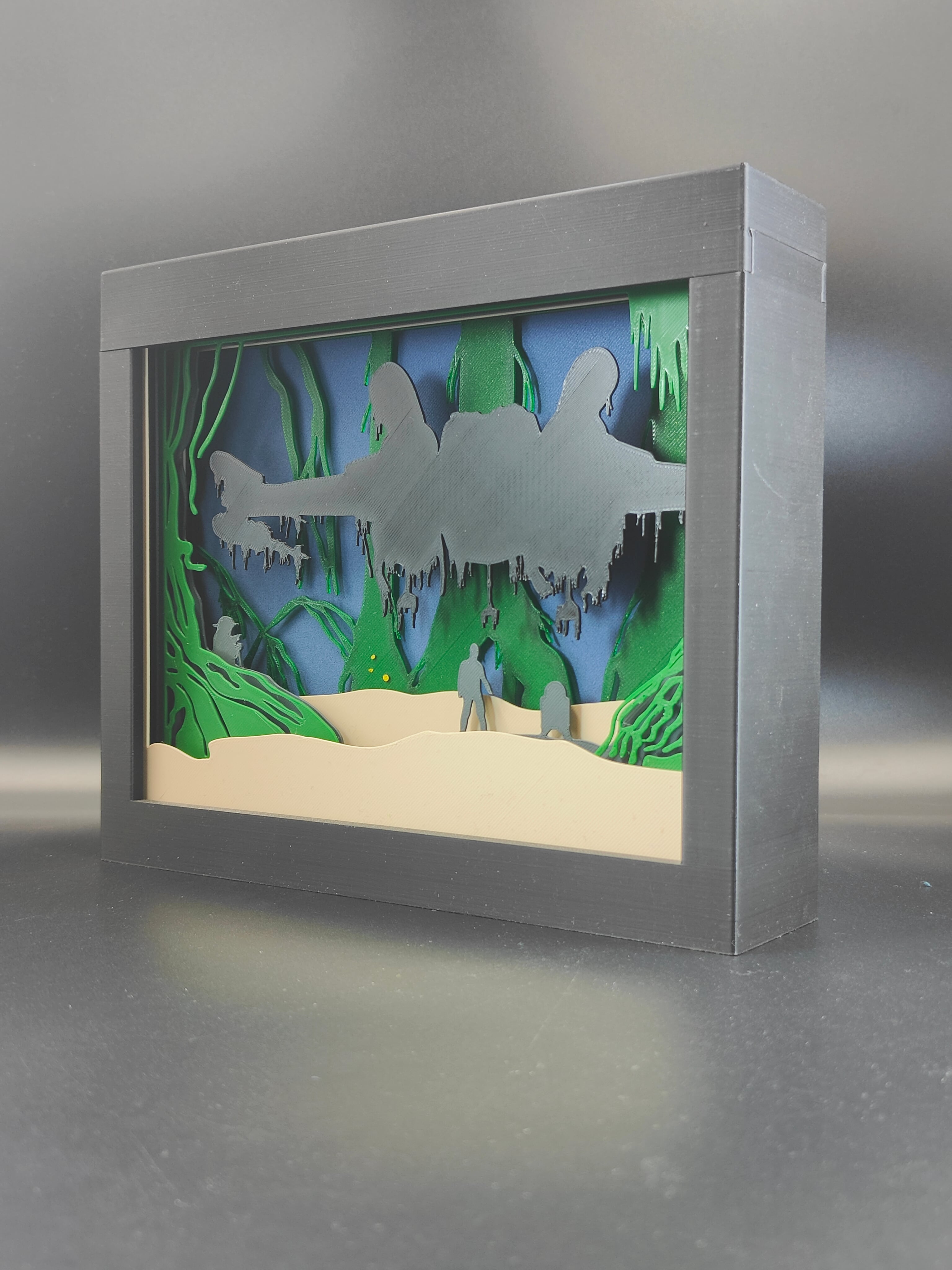 Star Wars - Dagobah Shadow Box 3d model
