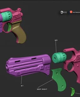 Stinger - Beebox blaster 3d model
