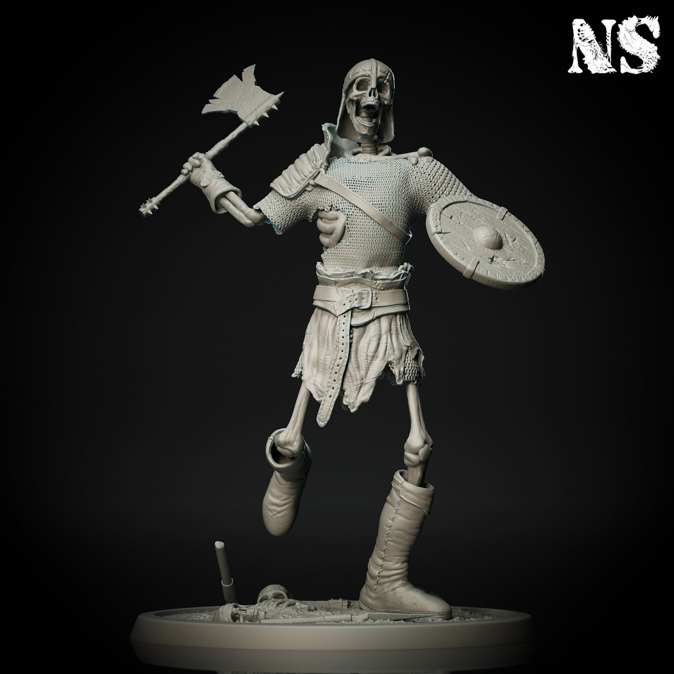 Skeleton Warrior Bundle 3d model