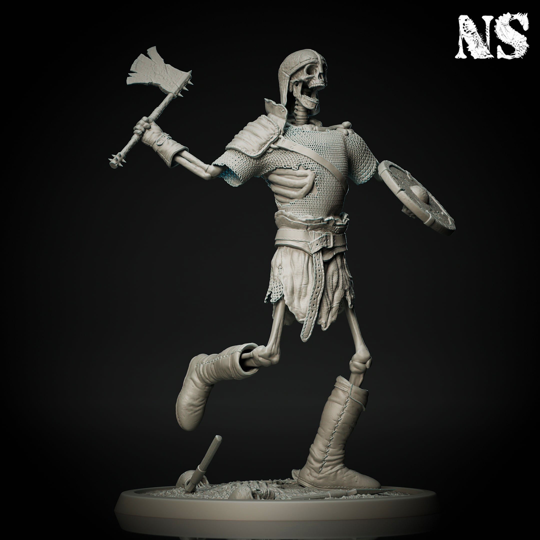 Skeleton Warrior Bundle 3d model