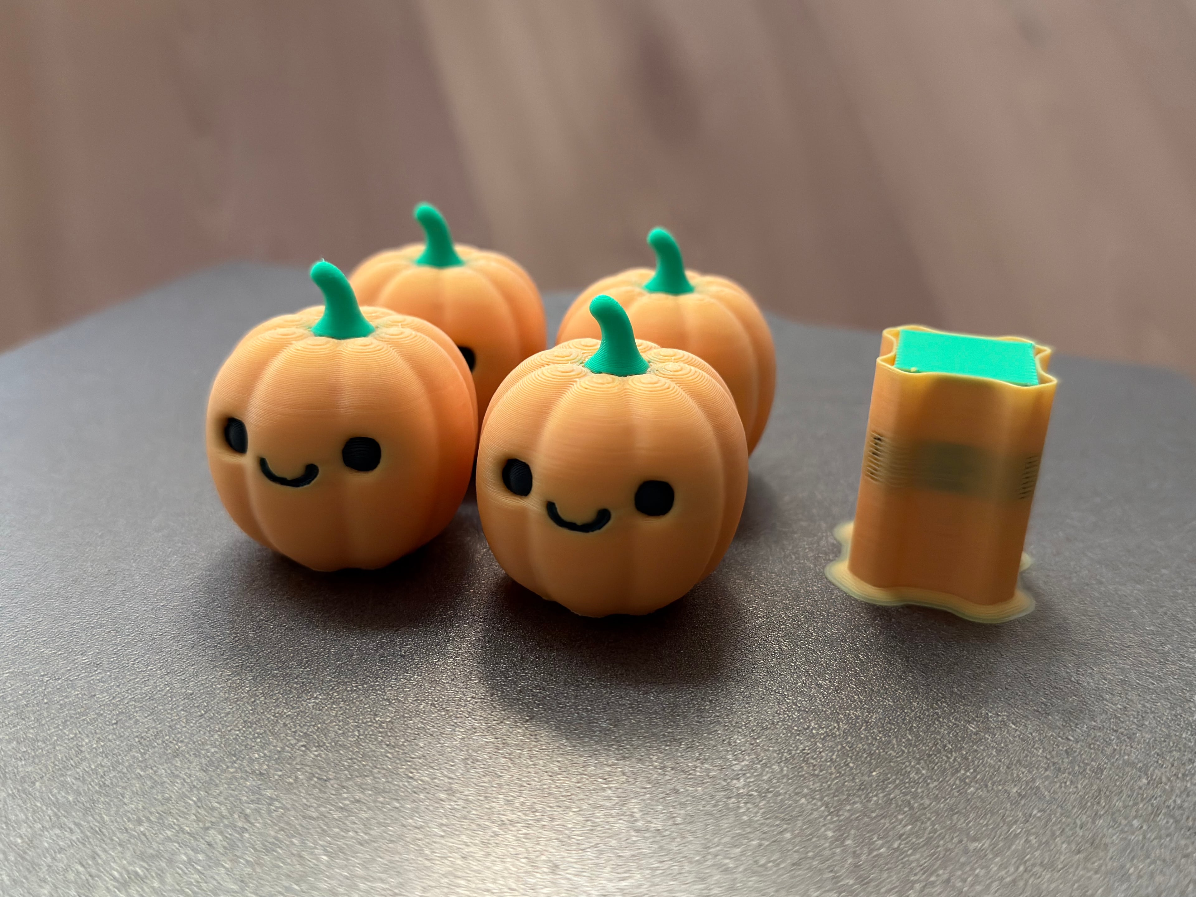 Cute 3D Pumpkin for Halloween 3d model