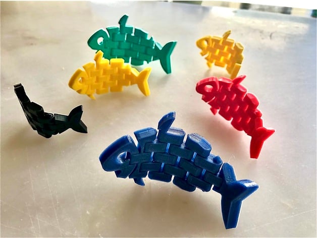 My Articulated Fish 3d model