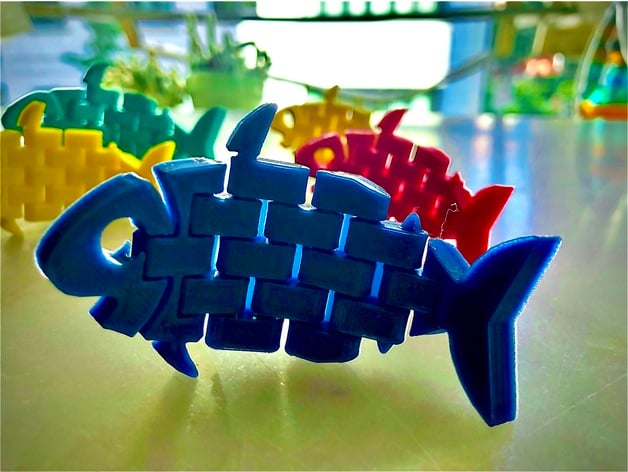 My Articulated Fish 3d model