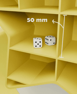 Star & Moon Trinket Shelf 3d model
