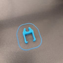 mic arm cable tie 3d model
