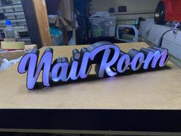 Nail Room Led Sign