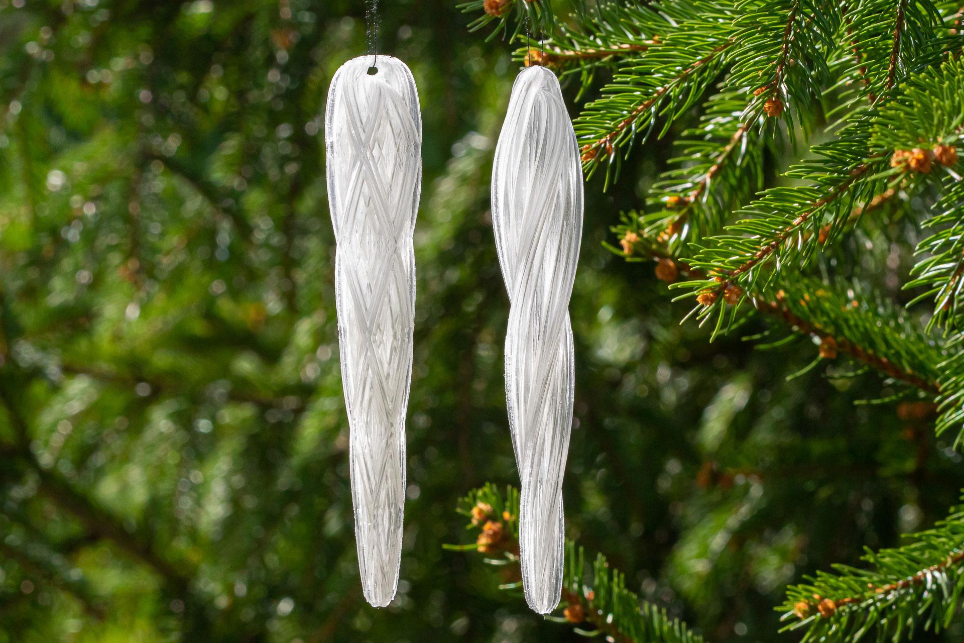 Christmas Icicle Ornaments (2) 3d model