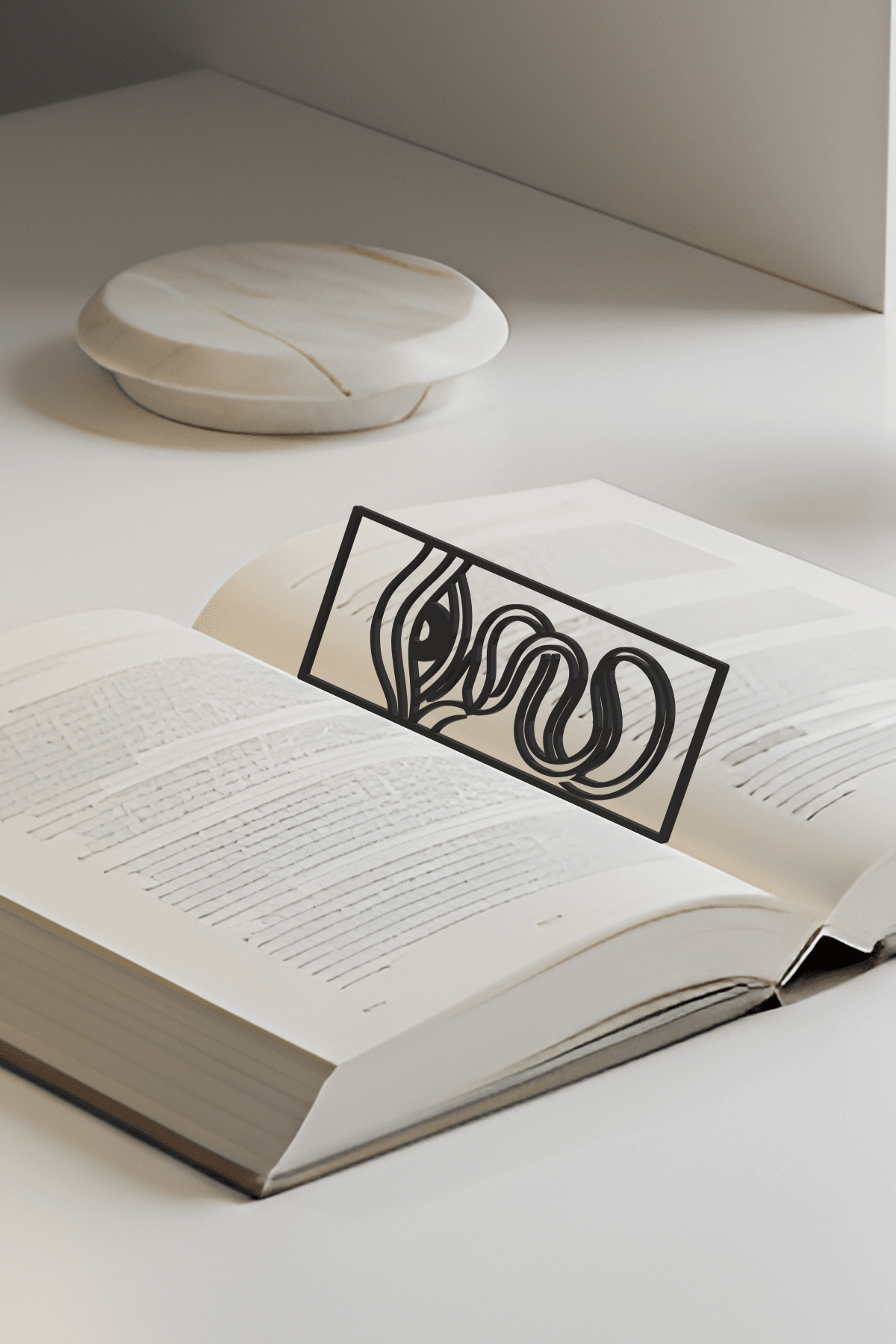 Eye Bookmark, Gift Idea 3d model