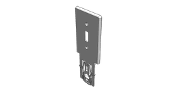 B11 - Single-Gang Single-Sided Toggle Switch Style WallPlateMate 3d model