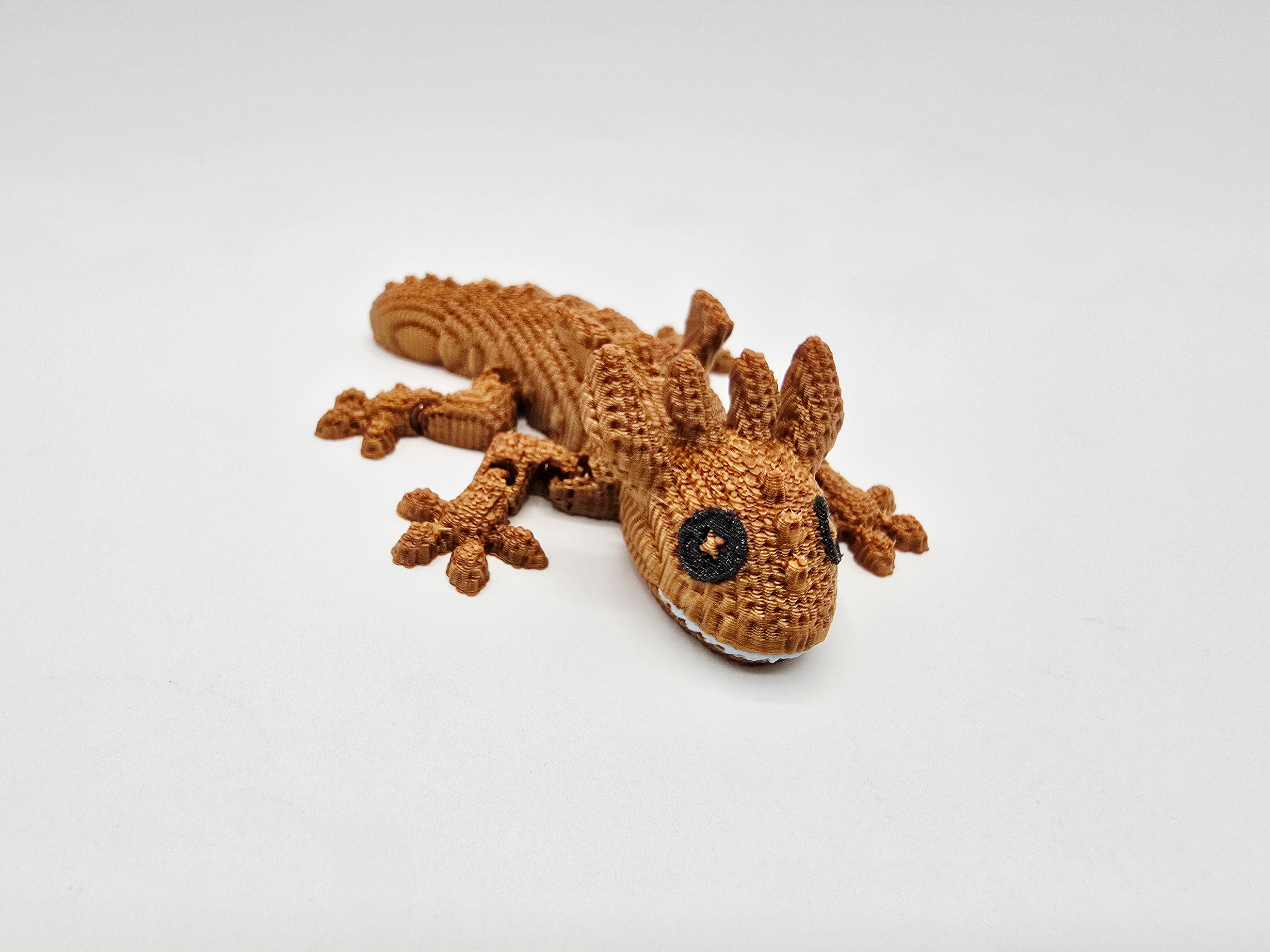 Flexi Crochet Dragon Keychain 3d model
