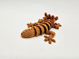 Flexi Crochet Dragon Keychain 3d model