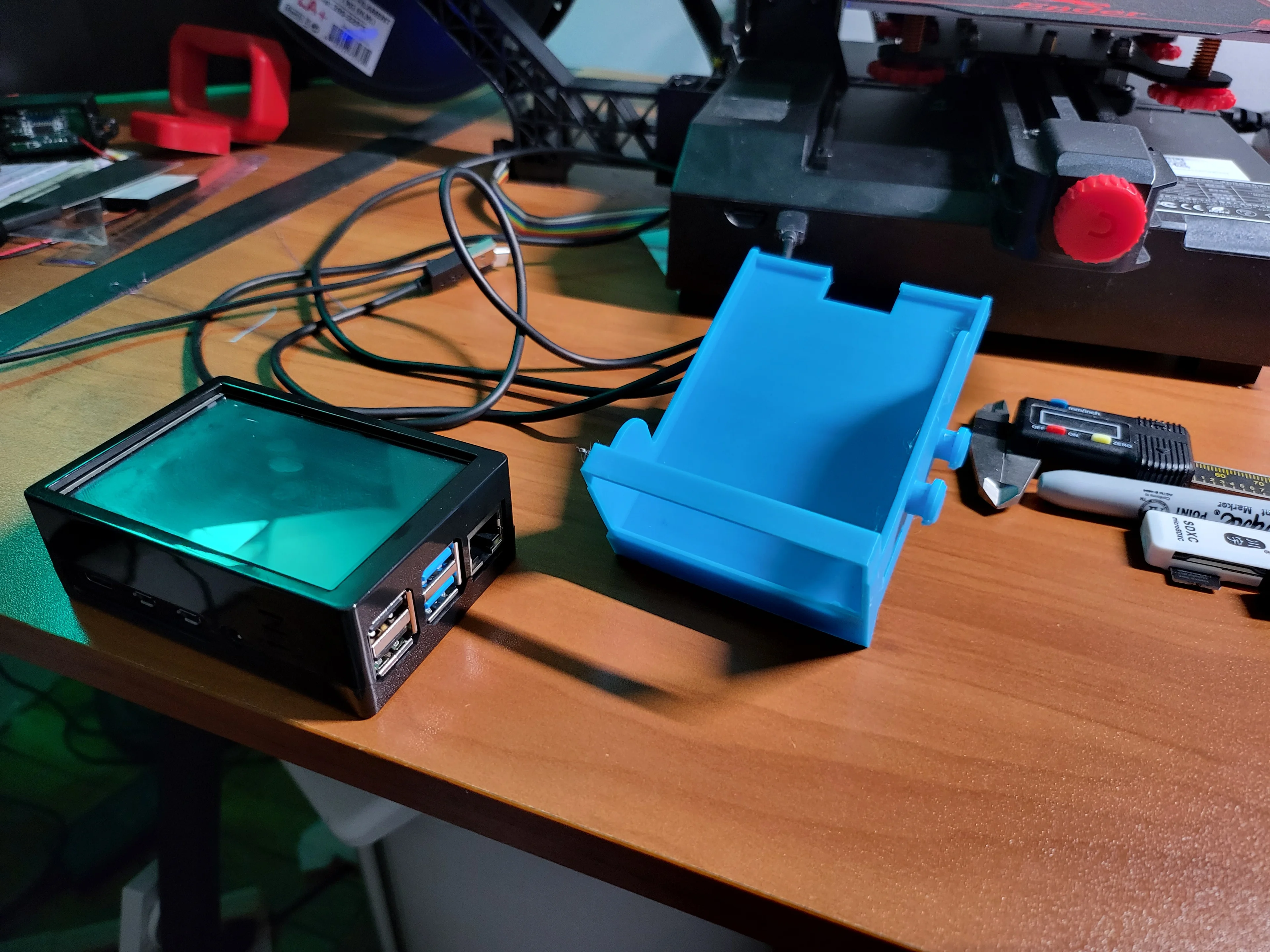 Ender 2 Pro, Ender 3 S1, Pro Raspberry Pi mount 3d model