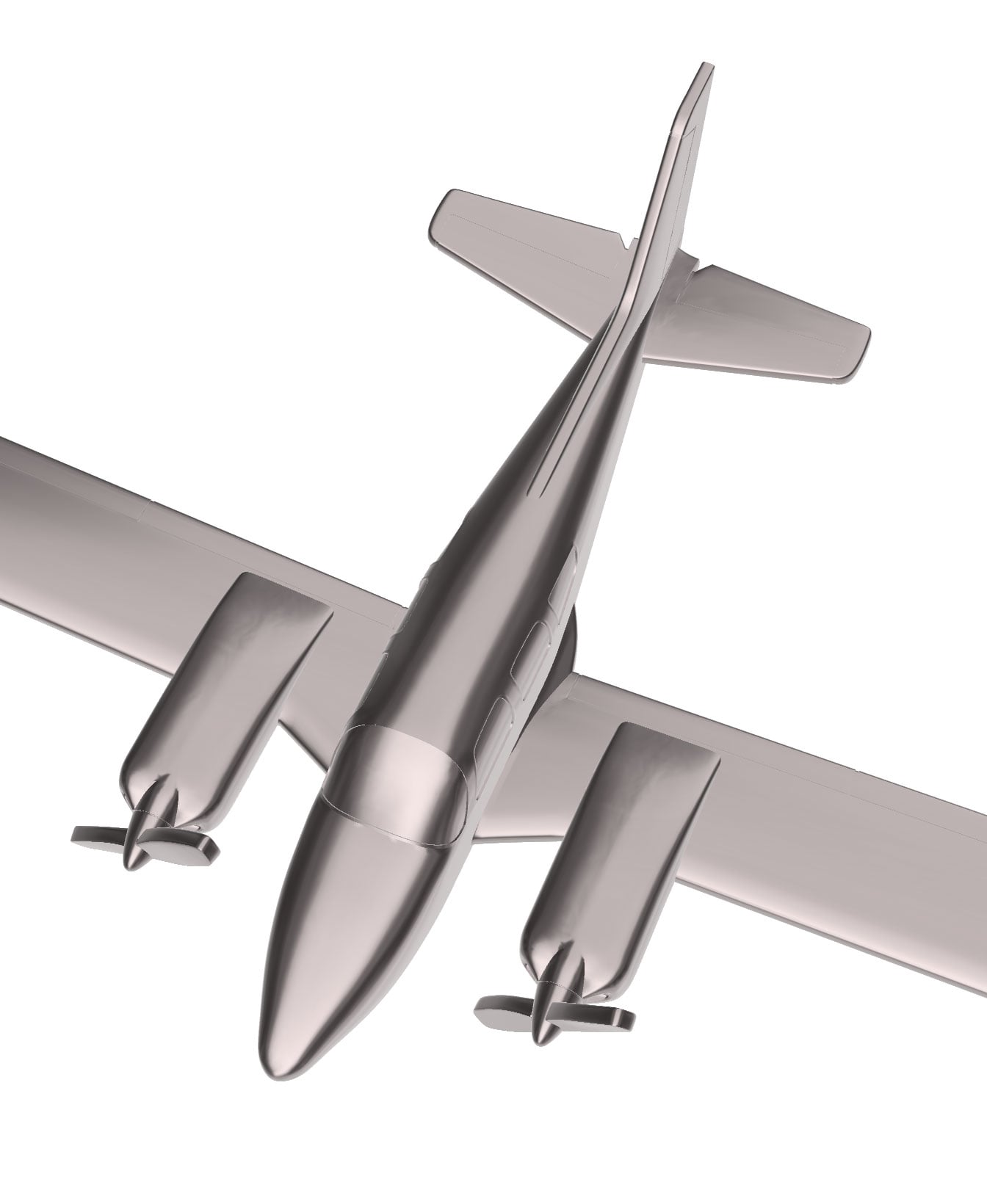 Gulfstream American GA-7 Cougar 3d model