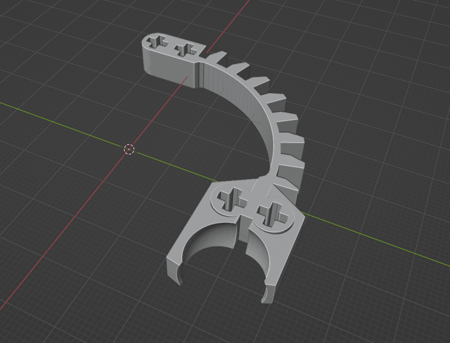 Zamor Throw Arm 3d model