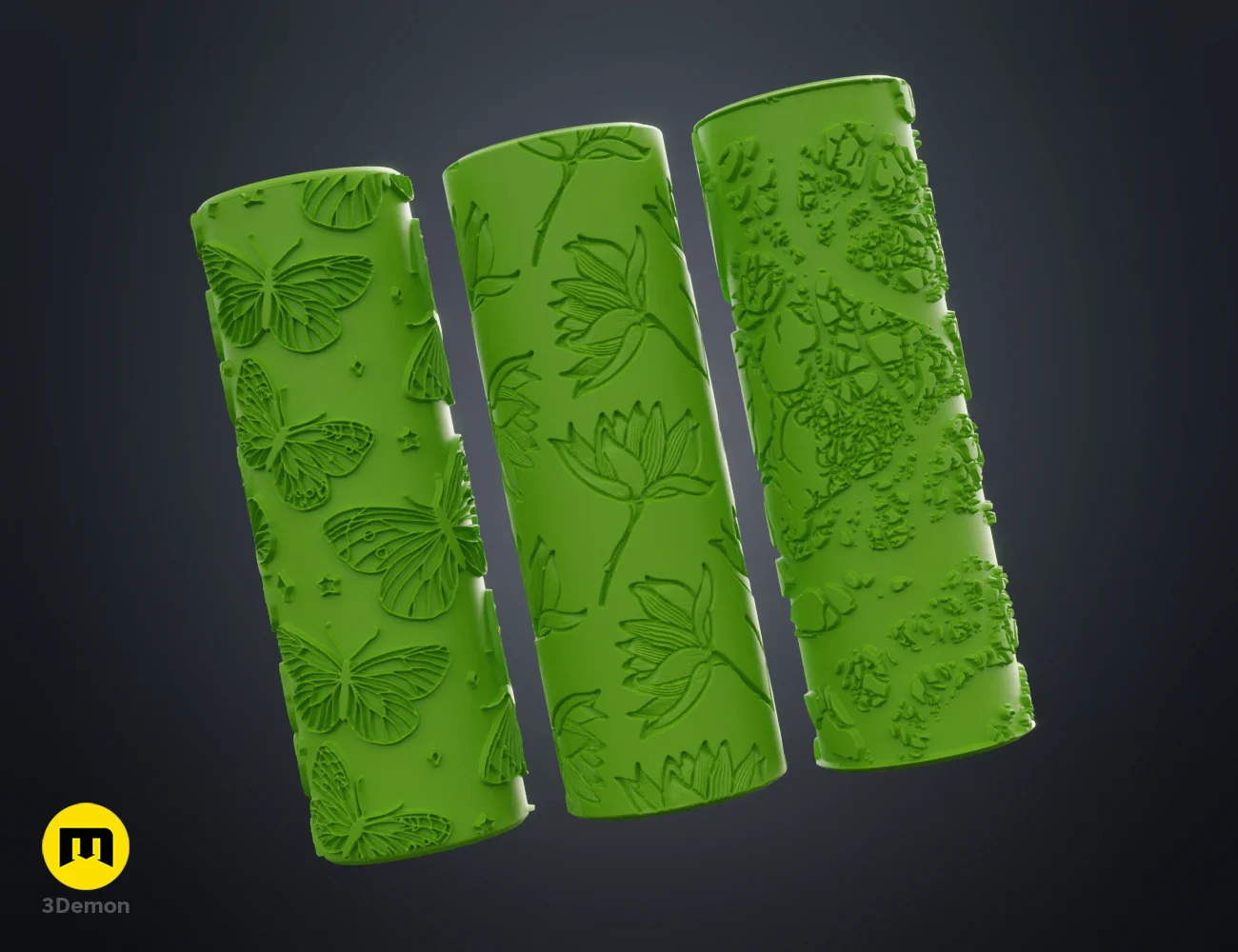Texture Rollers - Nature Vol.1 (1-3) 3d model