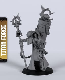 Construct Mage - With Free Dragon - 5e DnD Inspired for RPG and Wargamers 3d model