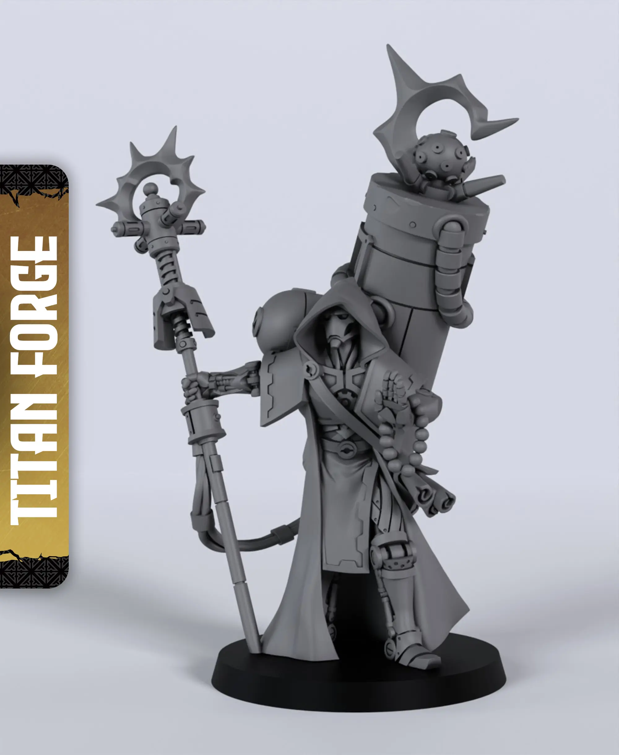 Construct Mage - With Free Dragon - 5e DnD Inspired for RPG and Wargamers 3d model
