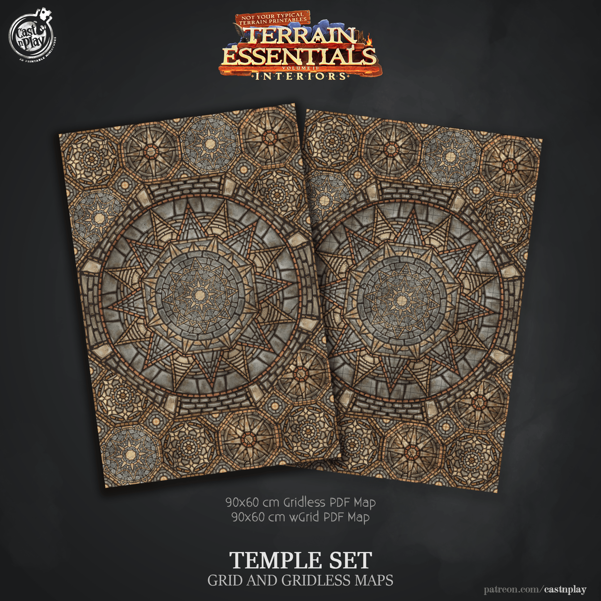 Temple Set (Pre-Supported) 3d model