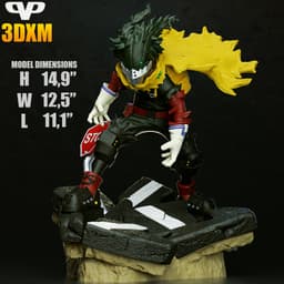 Dark Deku STL for 3D Printing ChibiSTL 3DXM 3d model