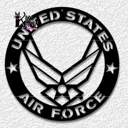 US Air Force wall art Military wall decor United States of America decoration 3d model
