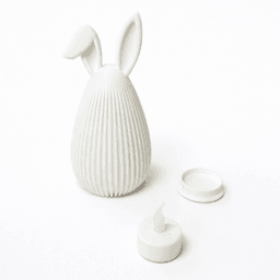 JAPANDI BUNNY TEALIGHTS / MODERN EASTER DECOR / BUNNY DECOR / HOMEDECOR / DECORATIONS 3d model