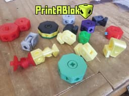 PrintABlok Articulated Bloks 3d model