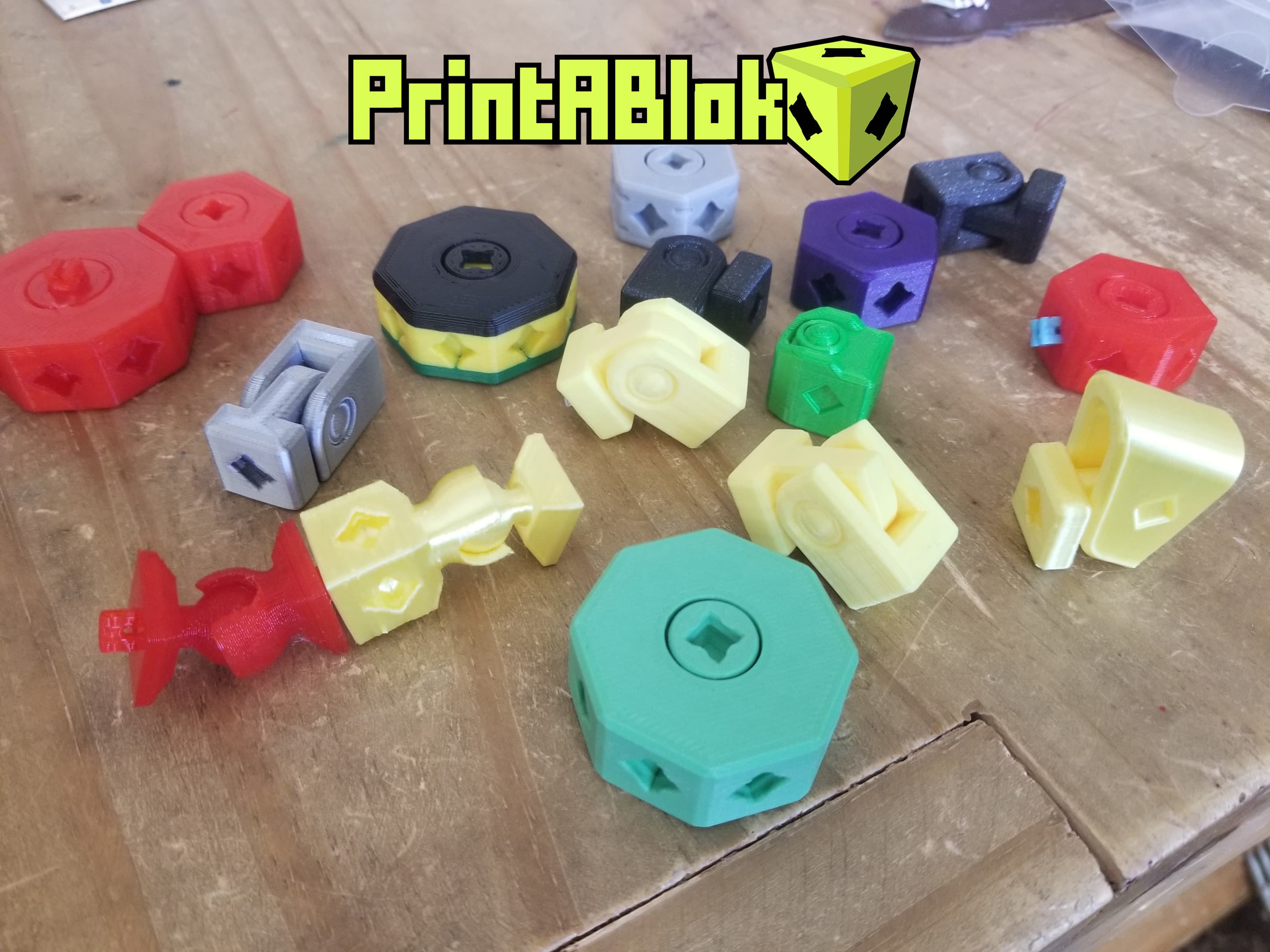 PrintABlok Articulated Bloks 3d model
